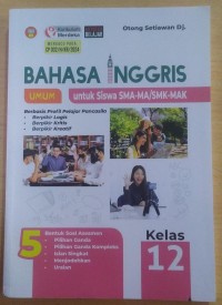 Image of Bahasa Inggris Umum Untuk Siswa Sma-Ma/Smk-Mak Kelas 12