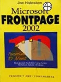 Image of Microsoft Frontpage 2002