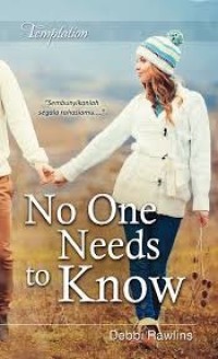 Image of No One Needs to Know