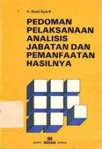 Image of pedoman pelaksanaan analisis jabatan dan pemanfaatan hasilnya