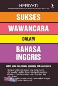 Image of Sukses wawancara dalam bahasa Inggris